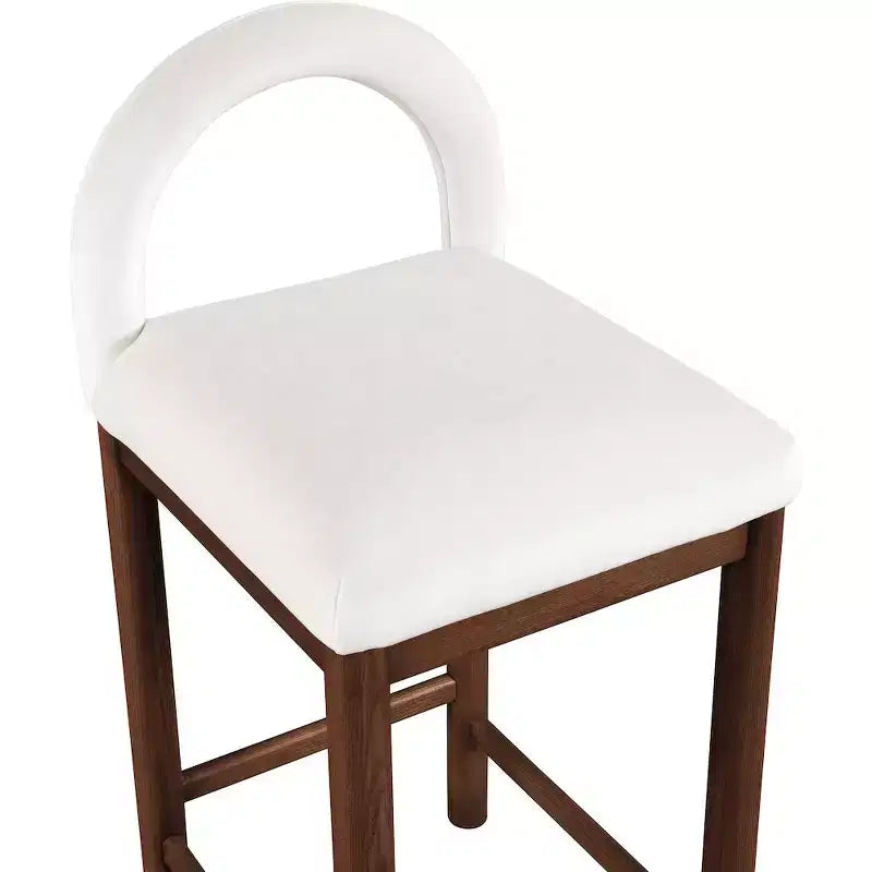 Tabourets de bar en velours