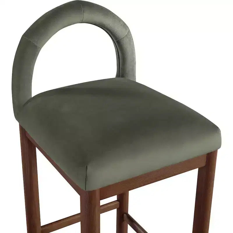 Tabourets de bar en velours