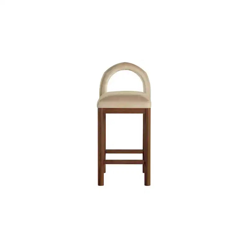 Tabourets de bar en velours