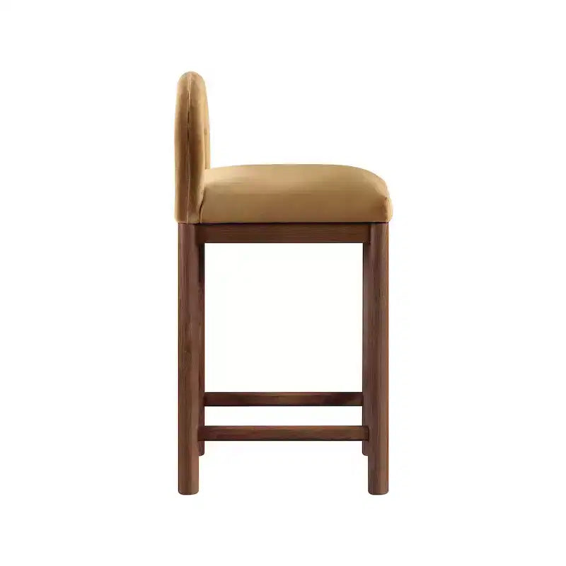 Tabourets de bar en velours