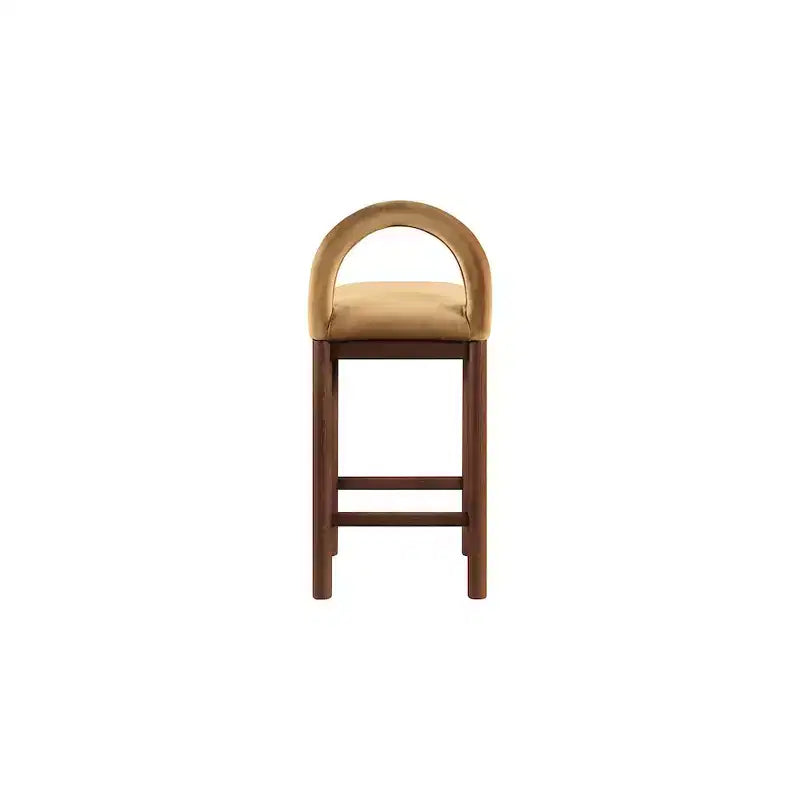 Tabourets de bar en velours