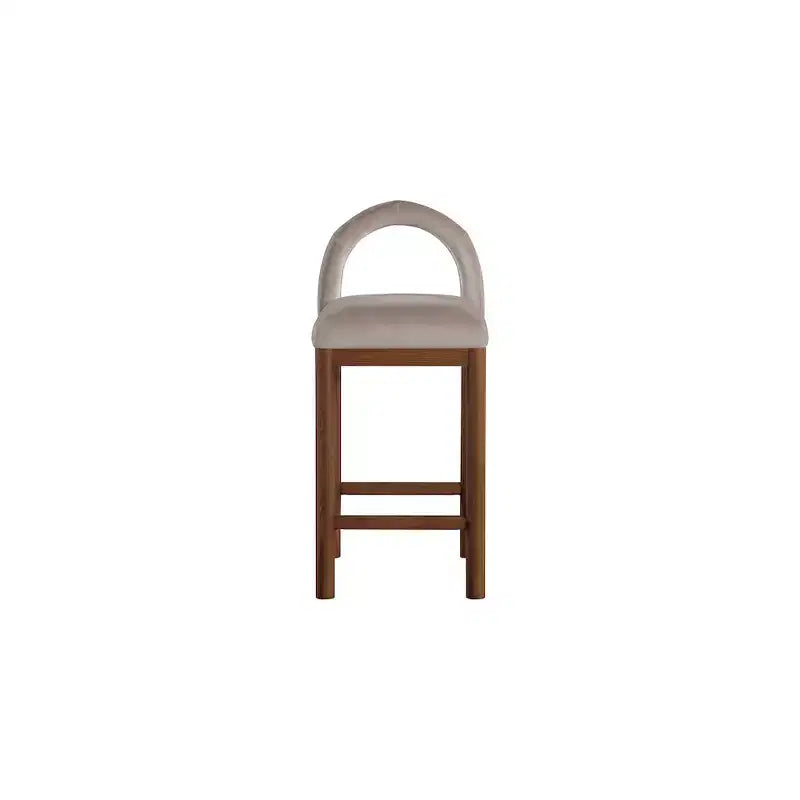 Tabourets de bar en velours