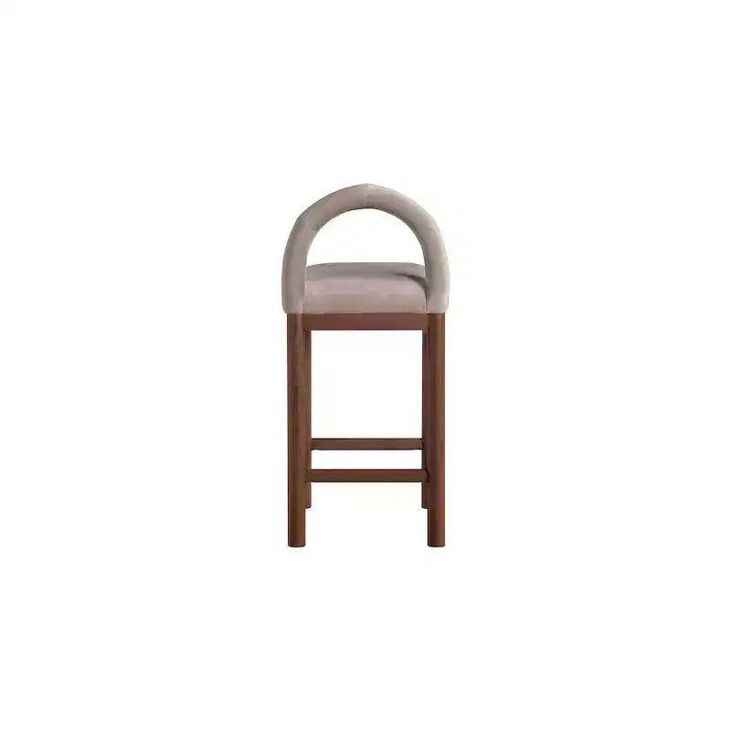 Tabourets de bar en velours