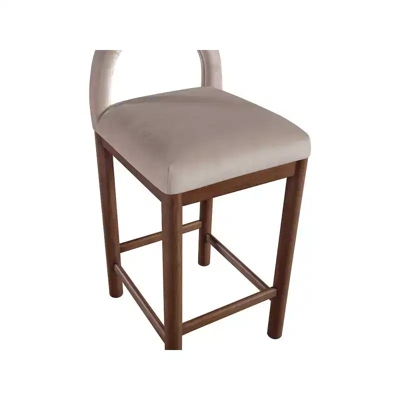 Tabourets de bar en velours