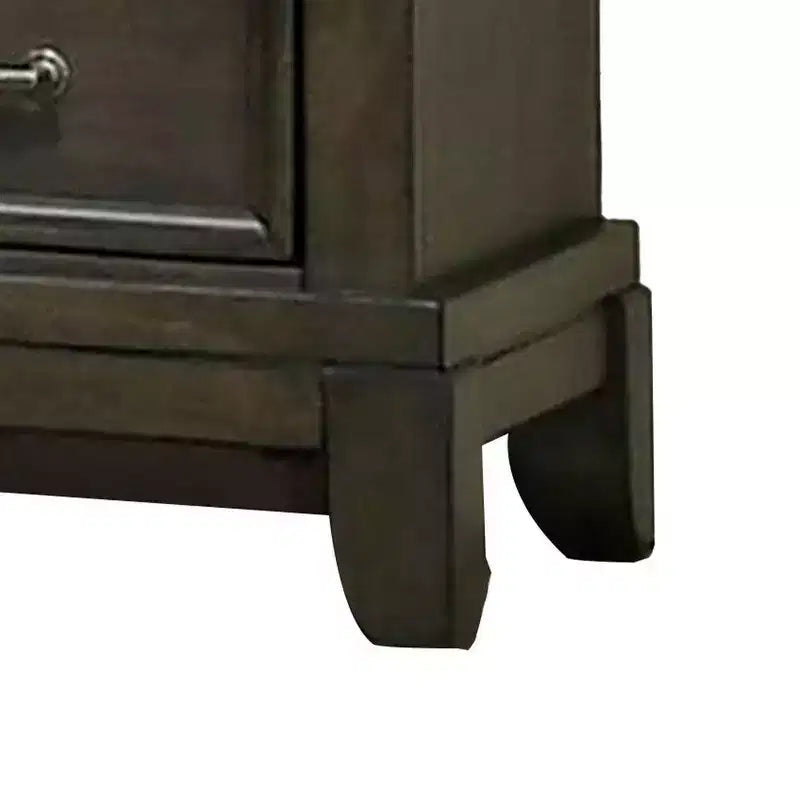 Table de chevet de 66 cm avec 2 tiroirs