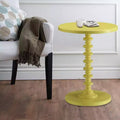 Royal Hampton Side Table With Round Top Yellow
