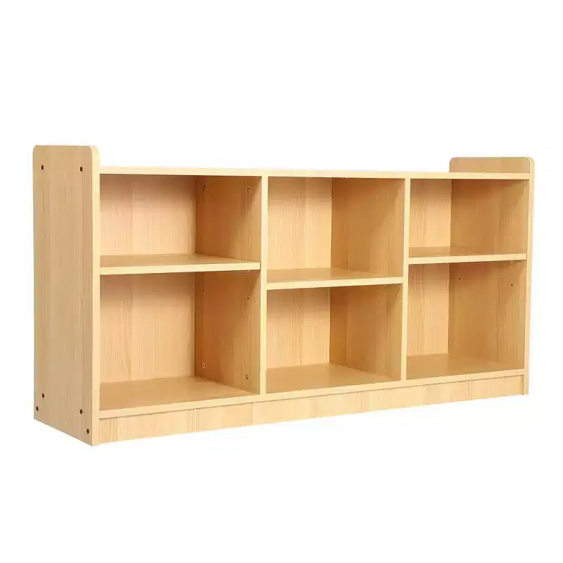 Étagère de rangement à six compartiments pour jouets et livres avec séparateurs réglables