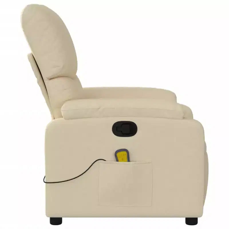 Fauteuil de massage électrique inclinable Polyester métal contreplaqué