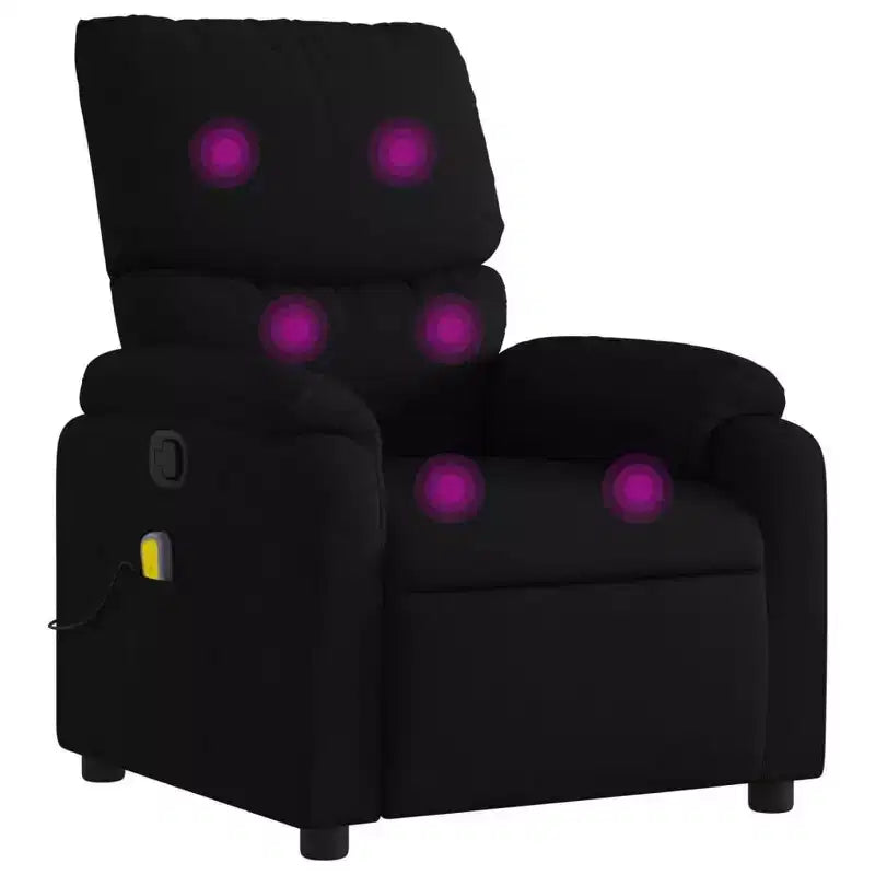 Fauteuil de massage électrique inclinable Polyester métal contreplaqué