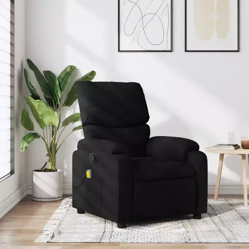 Fauteuil de massage électrique inclinable Polyester métal contreplaqué