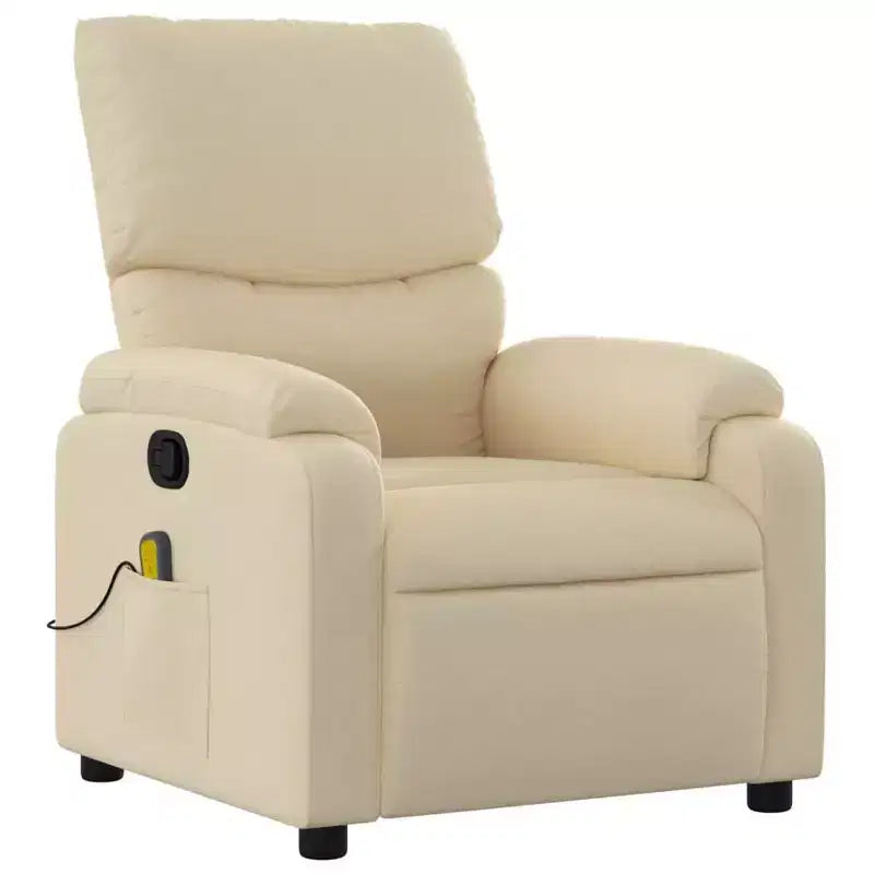 Fauteuil de massage électrique inclinable Polyester métal contreplaqué