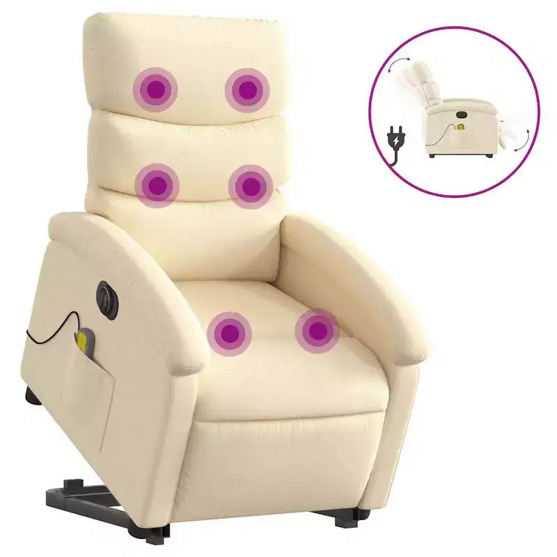 vidaXL Stand Up Recliner Chair Polyester Medium Recliner Chair