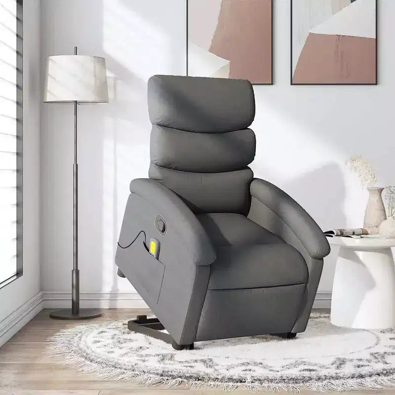 vidaXL Fauteuil inclinable releveur en tissu Fauteuil inclinable moyen