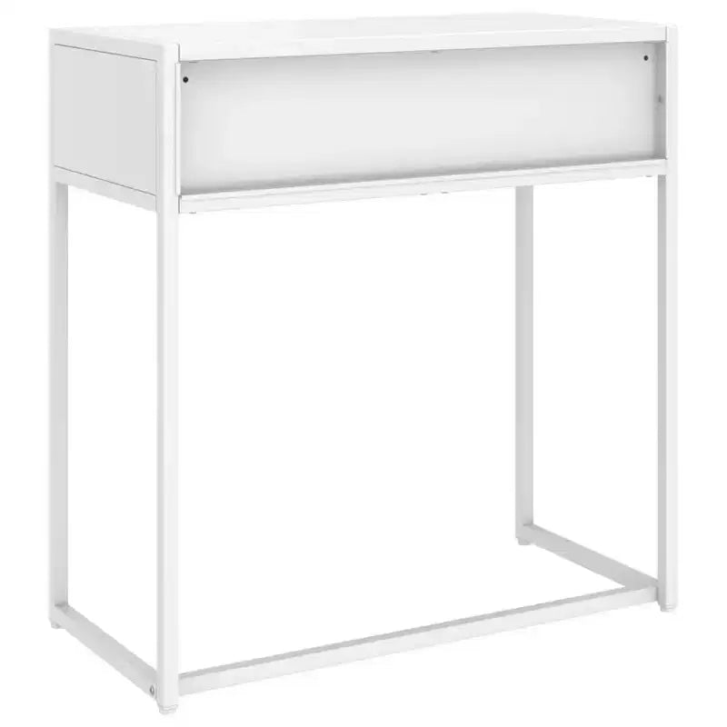 Table console Table d'entrée Table d'appoint étroite de couloir avec tiroir Acier