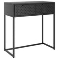Table console Table d'entrée Table d'appoint étroite de couloir avec tiroir Acier