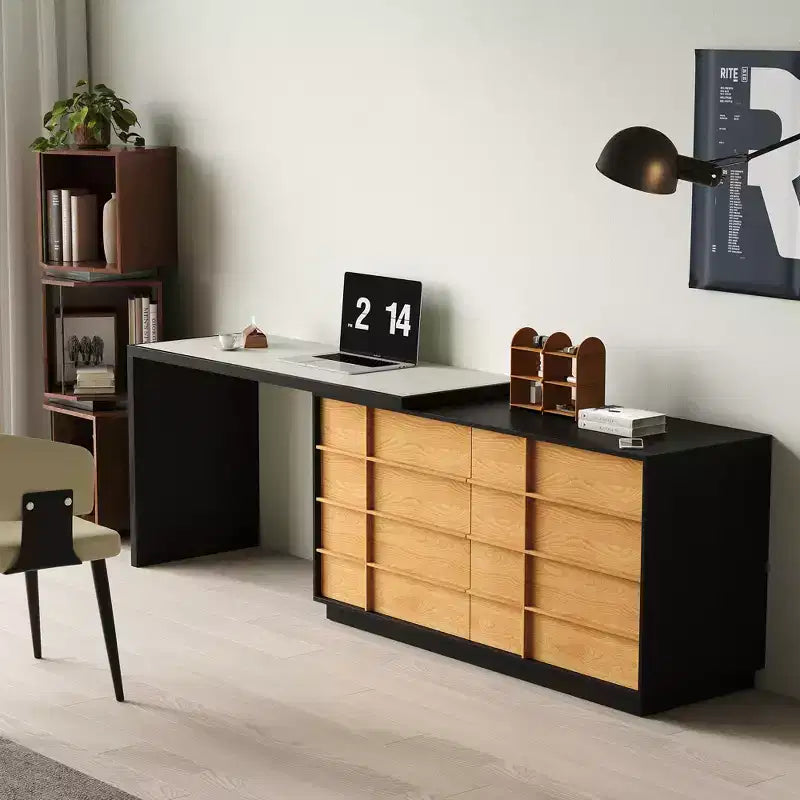 Bureau d'angle moderne extensible et rotatif