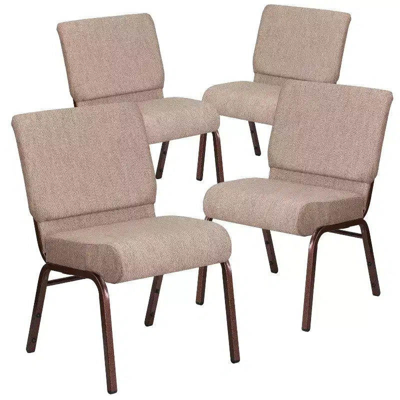 Chaises d'église empilables