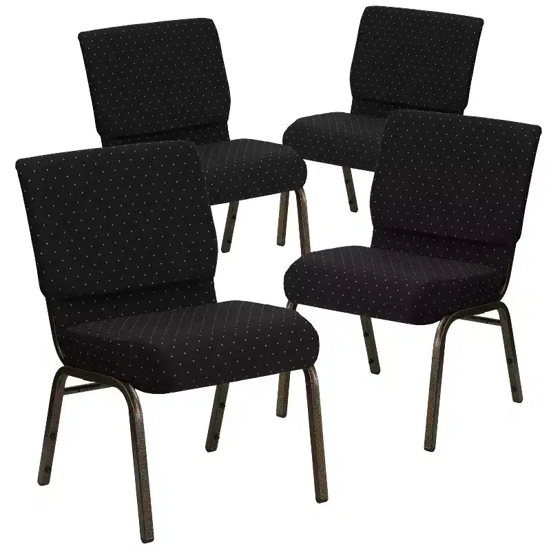 Chaises d'église empilables