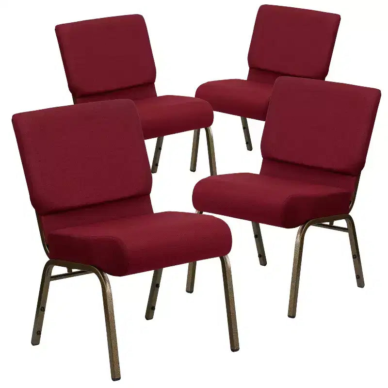 Chaises d'église empilables