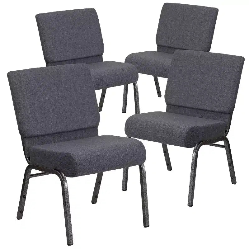 Chaises d'église empilables